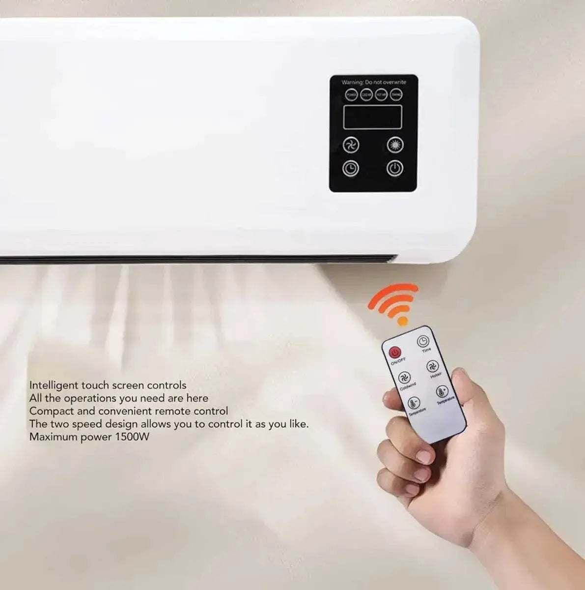 Mini Enfriador de Aire Portátil de Pared – Compacto, Silencioso y Eficiente