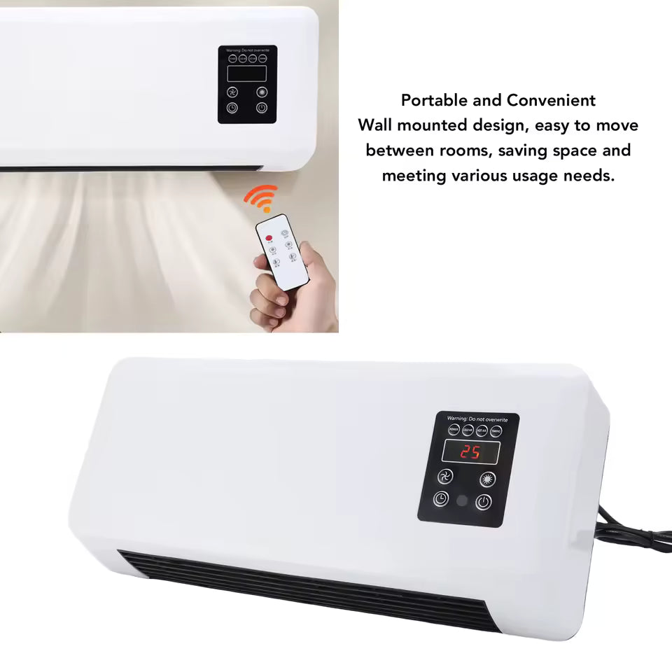 Mini Enfriador de Aire Portátil de Pared – Compacto, Silencioso y Eficiente